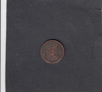 Beschrijving: 1/2 Cent WILLEM I